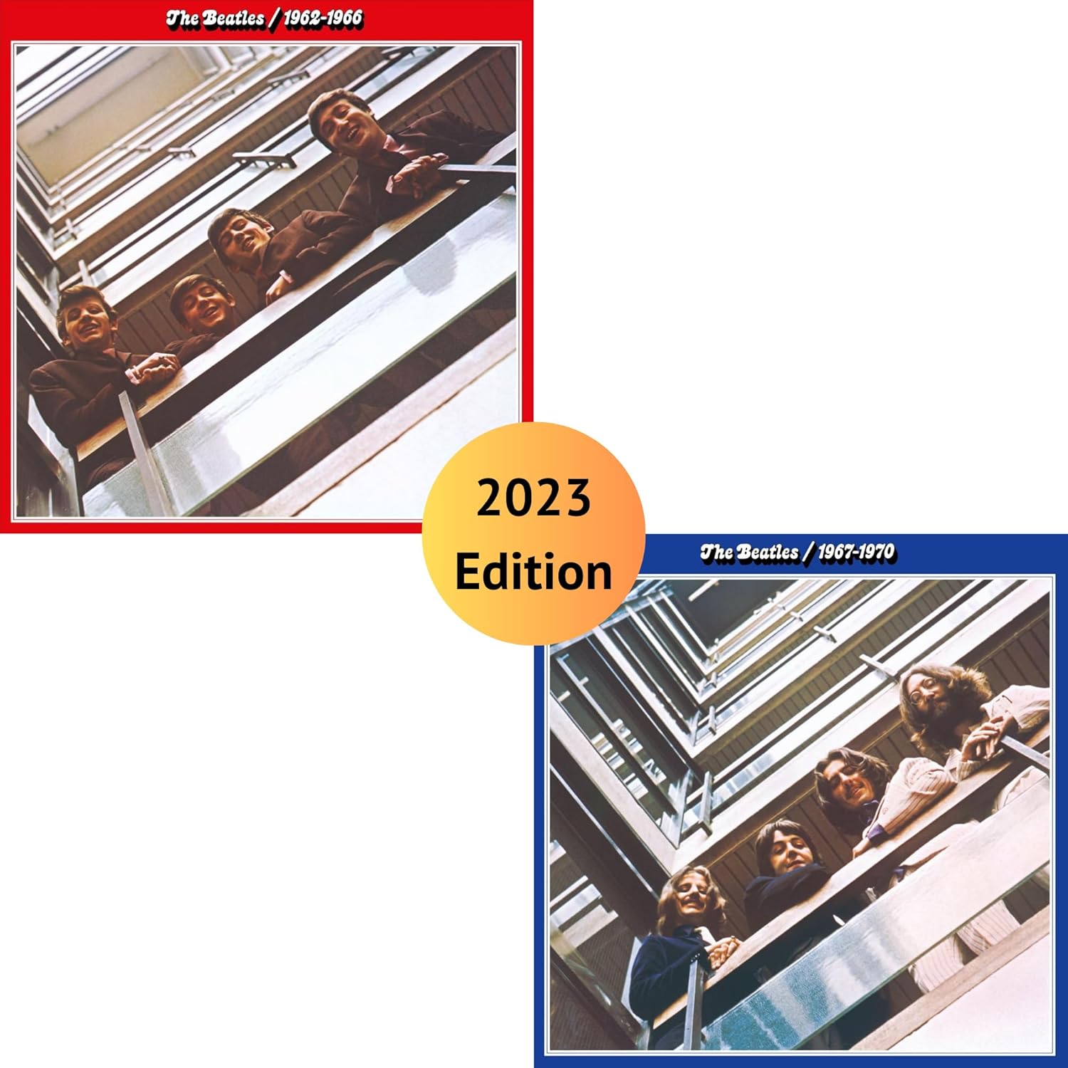 The Beatles - Remastered Red & Blue 2023