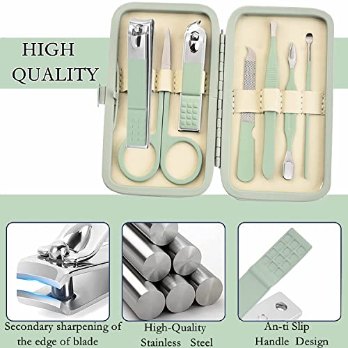 Manicure Set Personal Care Nail Clipper Kit Manicure Professional Manicure Pedicure Set Mens Accessories Personal Care Set Nail Grooming Kit Present for Men Husband Boyfriend Parent