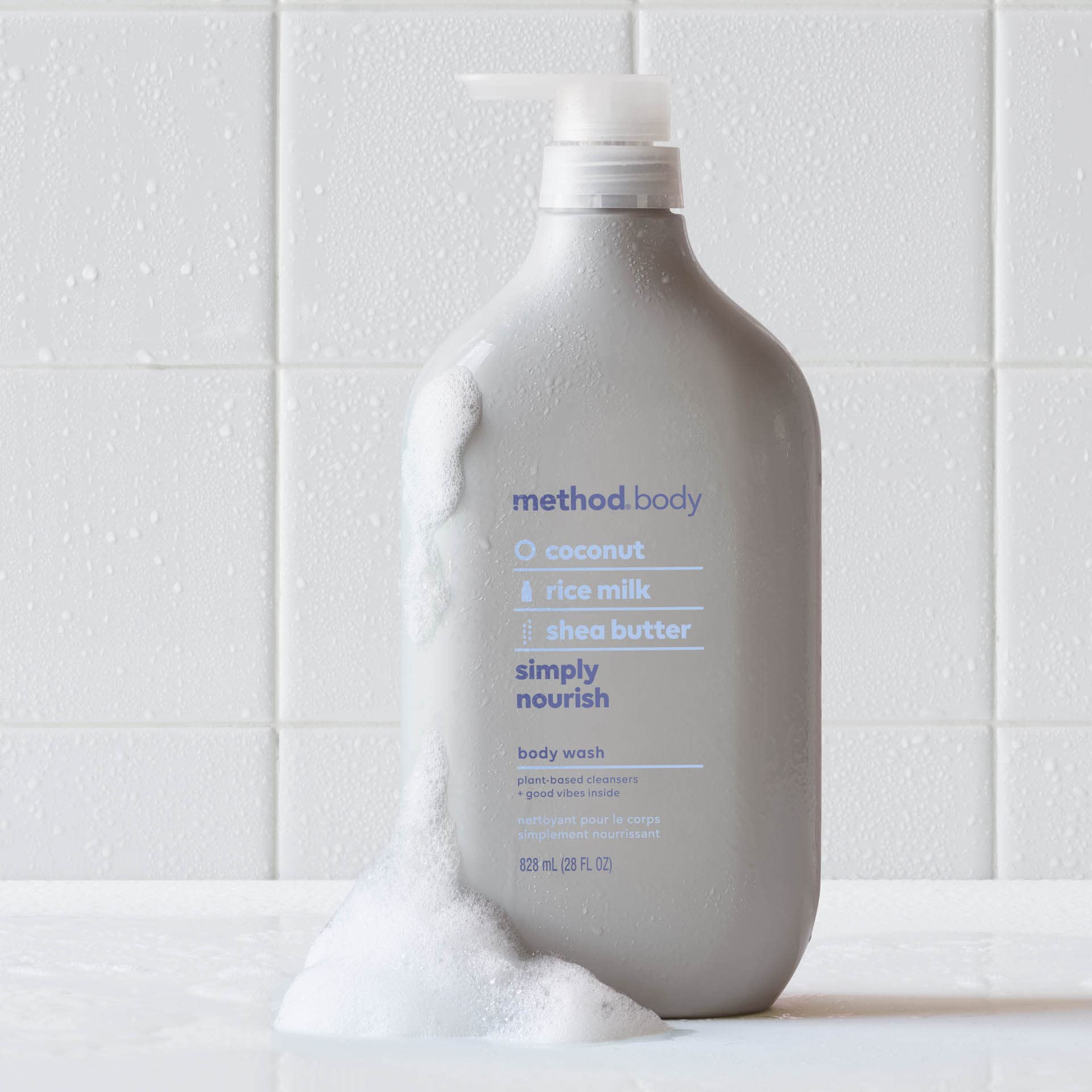 Method Body Wash, Sea + Surf, Paraben and Phthalate Free, Biodegradable Formula, 28 oz, (Pack of 1)