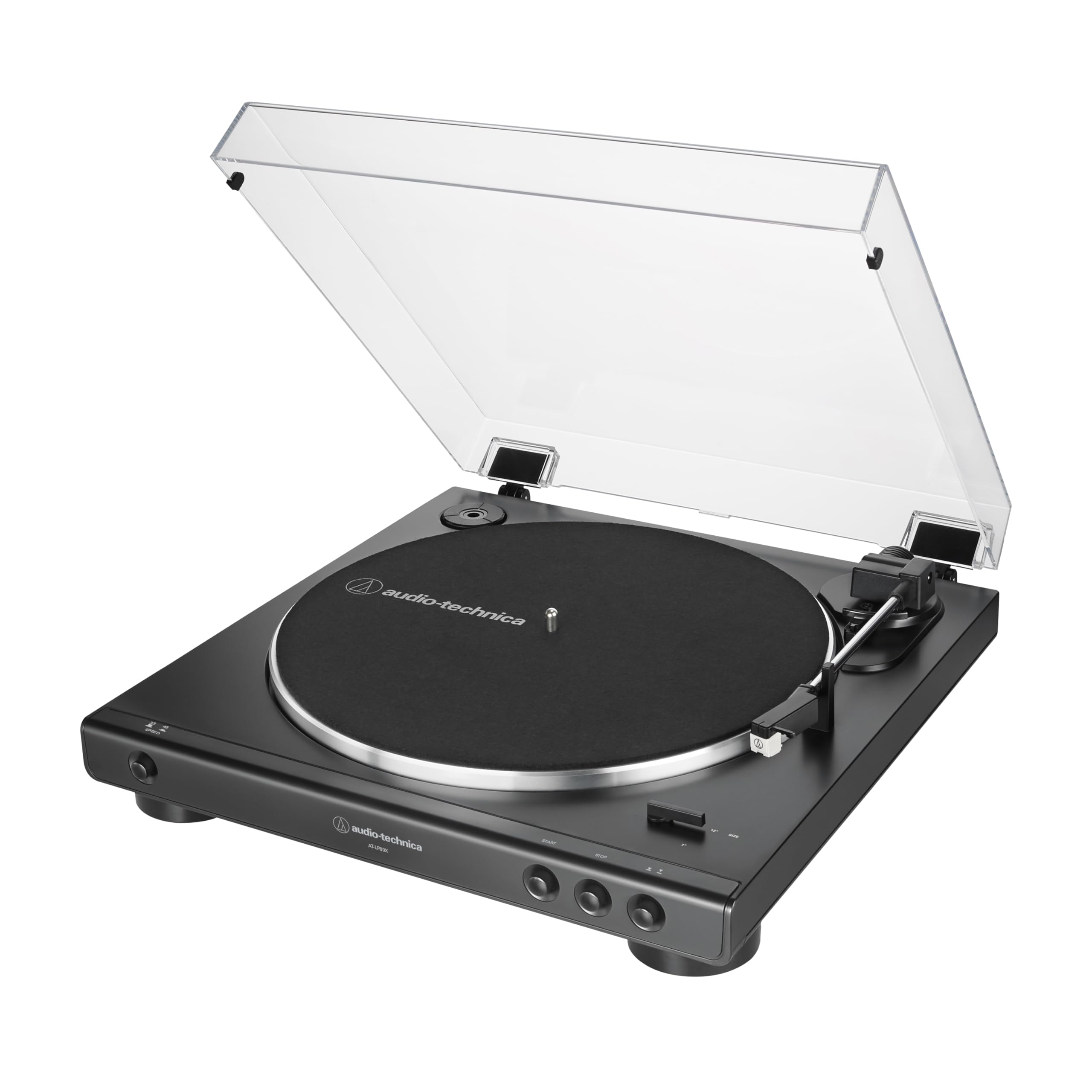 Audio-Technica AT-LP60X-BK Fully Automatic Belt-Drive Stereo Turntable