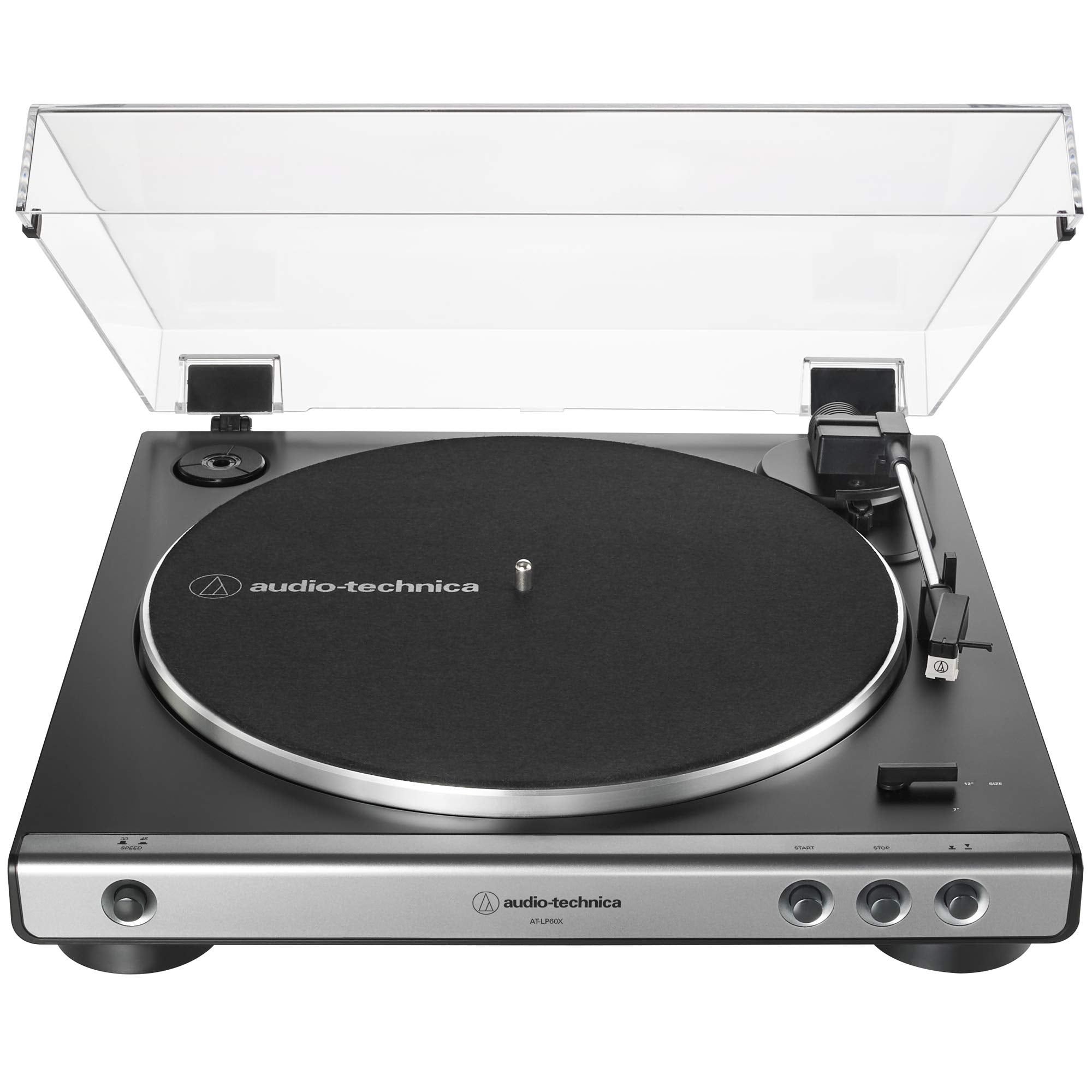 Audio-Technica AT-LP60X-BK Fully Automatic Belt-Drive Stereo Turntable