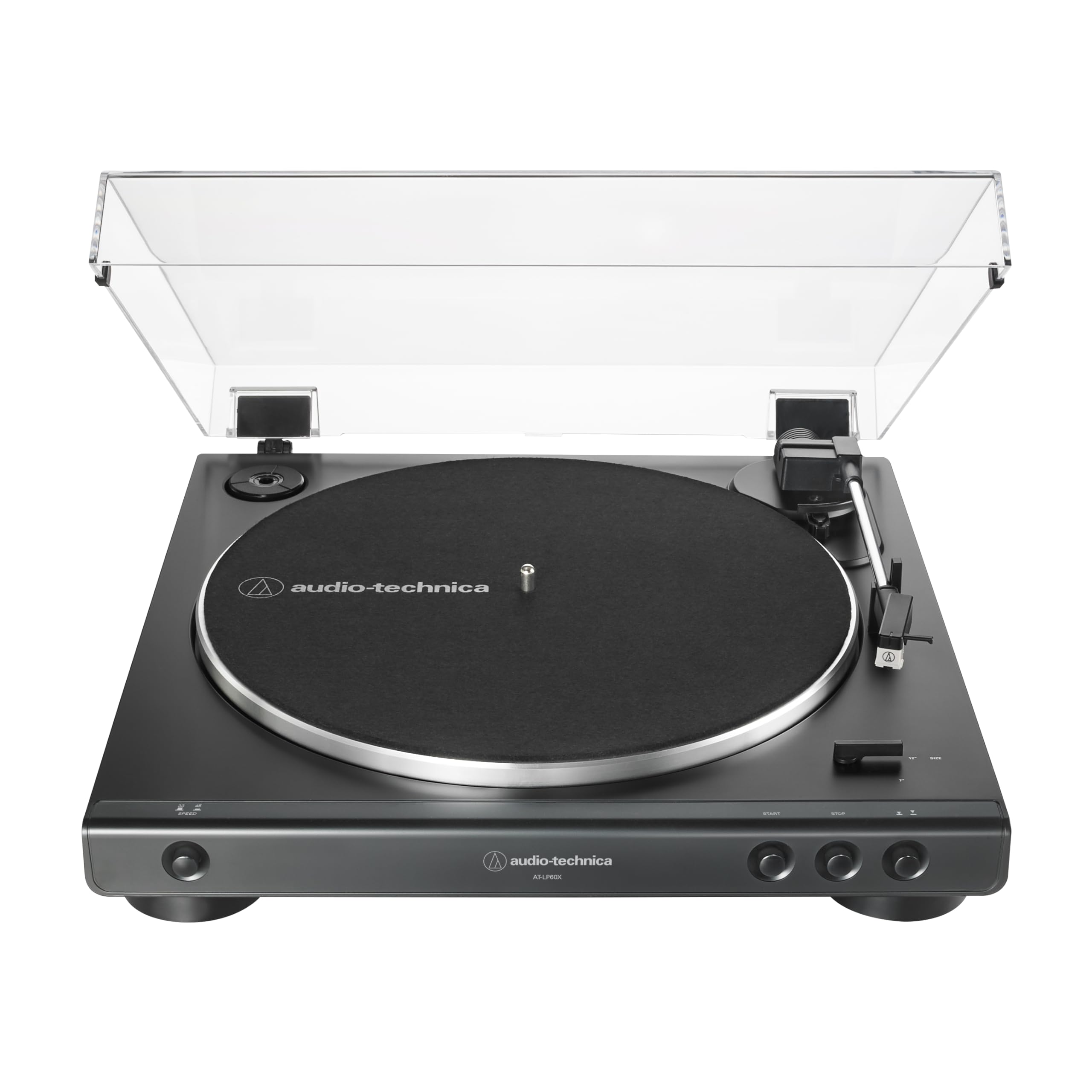 Audio-Technica AT-LP60X-BK Fully Automatic Belt-Drive Stereo Turntable