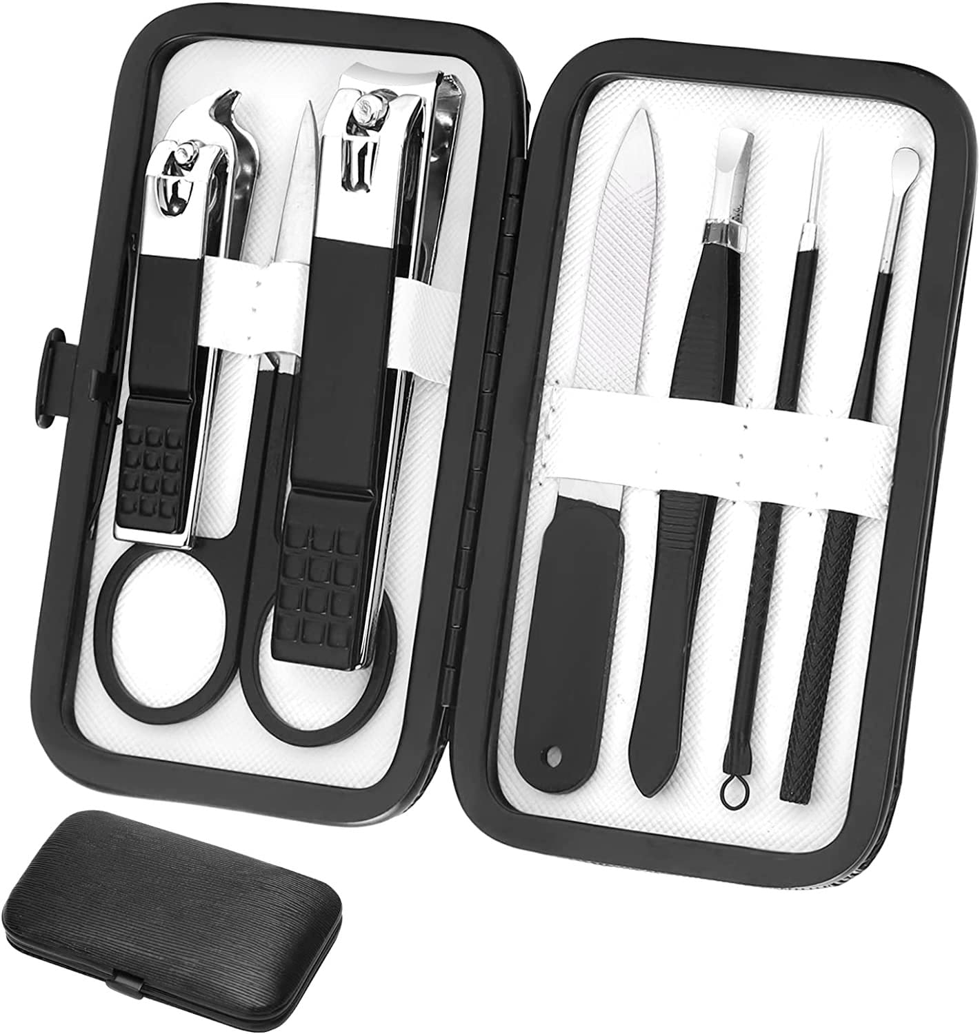 Manicure Set Personal Care Nail Clipper Kit Manicure Professional Manicure Pedicure Set Mens Accessories Personal Care Set Nail Grooming Kit Present for Men Husband Boyfriend Parent