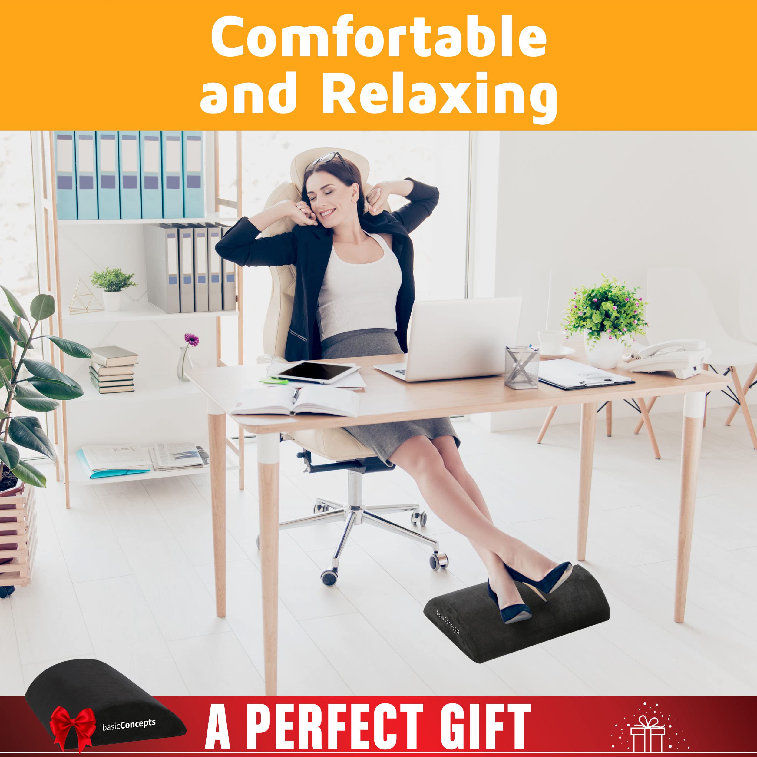 Airplane Foot Hammock (Memory Foam), Perfect Airplane Footrest to Relax Your Feet | Foot Hammock for Airplane Travel Accessories, Desk Foot Hammock, Travel Foot Rest, Comfy Foot Hanger Airplane