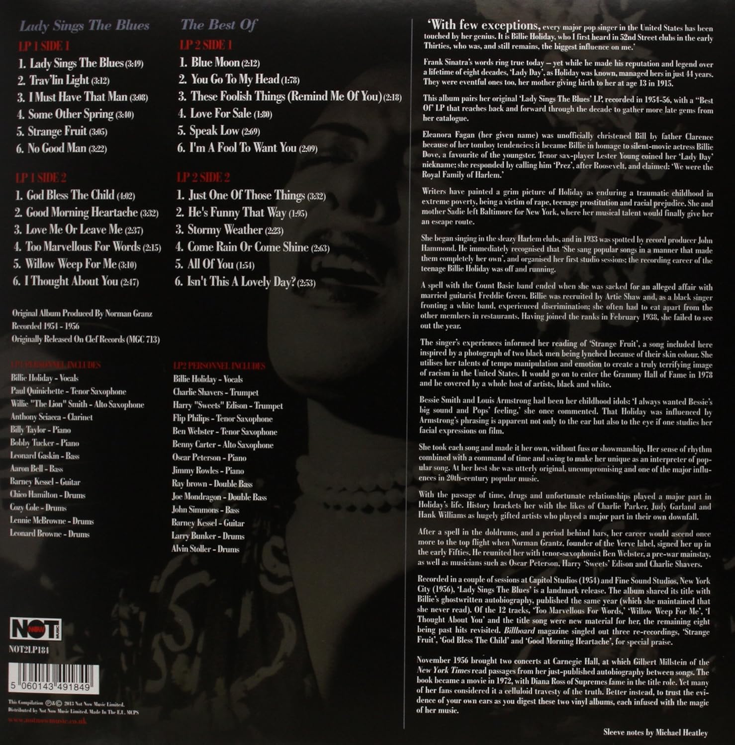 Billy Holiday - Lady Sings the Blues