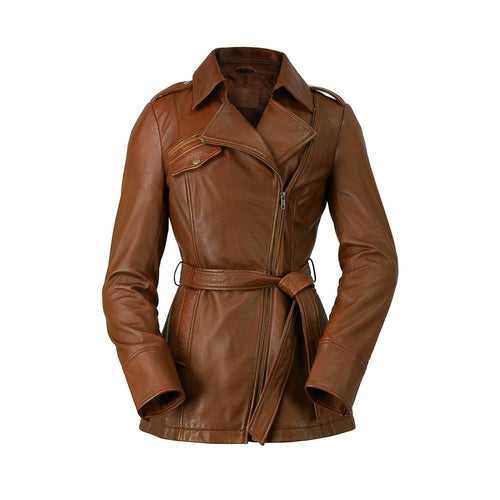 Traci - Women's Leather Jacket WBL1087 490 $ Women's Clothing Women's Wear Orange Pontus Old is The New Cool